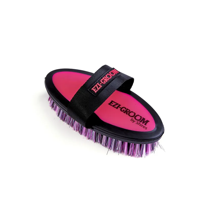EZI-GROOM Grip Body Brush Small in Pink